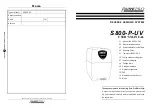 Preview for 1 page of PurePro S800-P-UV User Manual