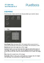 Preview for 9 page of PureTools PT-CAM-200 User Manual