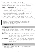 Preview for 2 page of Purize H04 Operation Instruction Manual