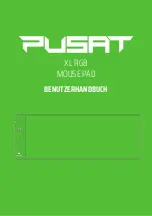 Preview for 8 page of PUSAT XL RGB MOUSE PAD User Manual