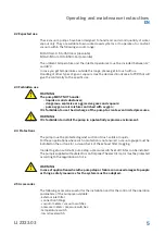 Preview for 5 page of PVR EU 160 Operating And Maintenance Instructions Manual