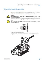 Preview for 9 page of PVR EU 160 Operating And Maintenance Instructions Manual