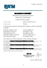 Preview for 18 page of PXM PX385 User Manual