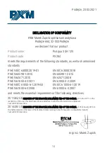 Preview for 10 page of PXM PxAqua PX284 User Manual