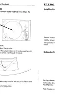 Preview for 4 page of Pyle Pro PLTTB-1 Instruction Manual