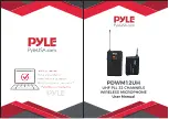 Pyle PDWM12UH User Manual preview