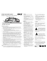 Pyle PITLBT20 Manual preview