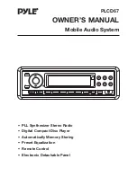 Pyle PLCD67 Owner'S Manual preview