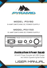 Pyramid PSV90 User Manual preview