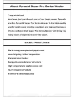 Preview for 2 page of Pyramid Super Pro PW1048USX Specifications