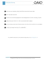 Preview for 15 page of Qaio The Smart Mirror Installation Manual