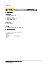 Preview for 2 page of Qbus QWE RC01/pulse Quick Manual