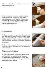 Preview for 10 page of Qdos Adhesive Magnet Lock Easy Installation Manual