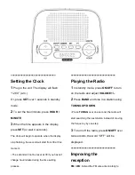 Preview for 4 page of QFX CR-91NOA Operating Instructions Manual