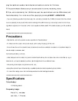 Preview for 7 page of QFX CR-91NOA Operating Instructions Manual