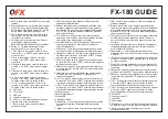 Preview for 3 page of QFX FX-180 Instruction Manual