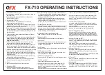 Preview for 4 page of QFX FX-710 Instruction Manual