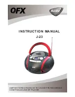 Preview for 1 page of QFX J-23 Instruction Manual