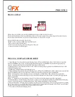 Preview for 6 page of QFX PBX-1010-1 User Manual