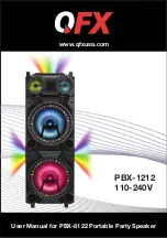 QFX PBX-1212 User Manual preview