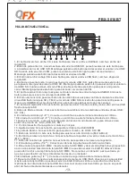 Preview for 14 page of QFX PBX-3010BT User Manual