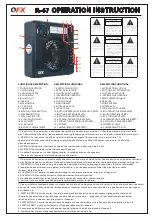 Preview for 2 page of QFX R-47 Instruction Manual