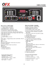 Preview for 3 page of QFX SBX-410306 User Manual