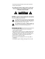 Preview for 3 page of QFX TURN-200 User Manual