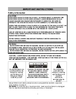 Preview for 2 page of QFX TV-LED1312D Instruction Manual