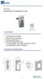 Preview for 2 page of QiLocks MK716 Manual