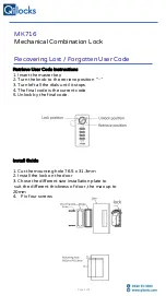 Preview for 5 page of QiLocks MK716 Manual