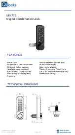 Preview for 2 page of QiLocks Qi731 User Manual