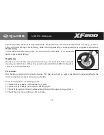 Preview for 32 page of Qlink XF200 User Manual