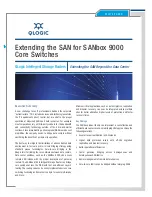 Qlogic SANbox 9200 Supplementary Manual preview