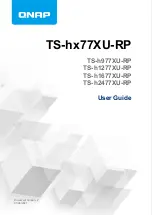 QNAP TS-h1277XURP User Manual preview