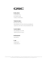 Preview for 20 page of QSC CMX2000V User Manual