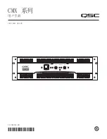 Preview for 61 page of QSC CMX2000V User Manual