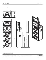 Preview for 2 page of QSC SC-434 Specification Sheet