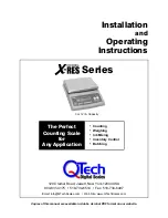 QTech X-RES Series Installation And Operating Instructions Manual preview