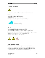 Preview for 2 page of QTX Light 151.573 User Manual