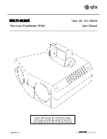 Qtx MULTI-GLEAM User Manual preview