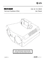 Preview for 1 page of Qtx MULTI-GLEAM User Manual