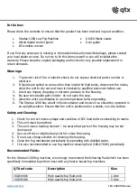 Preview for 2 page of Qtx STRATUS-1200 User Manual