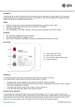 Preview for 2 page of Qtx SW-3LED User Manual