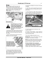 Preview for 9 page of Quadivator UTV Harrow Assembly/Operators/Parts Manual