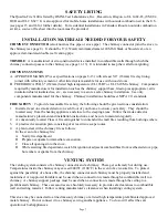 Preview for 7 page of Quadra-Fire 3100 Series Installation, Operation And Maintenance Instructions