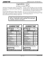 Preview for 2 page of Quadra-Fire CASTILE-CE-MBK Owner'S Manual