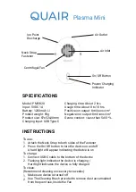 QUAIR Plasma Mini User Manual preview