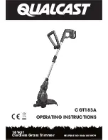 Preview for 1 page of Qualcast cgt183a Operating Instructions Manual