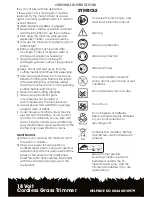 Preview for 4 page of Qualcast cgt183a Operating Instructions Manual